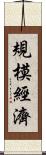 規模經濟 Scroll