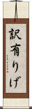 訳有りげ Scroll