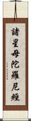 諸星母陀羅尼經 Scroll