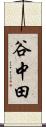 谷中田 Scroll