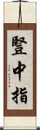 豎中指 Scroll