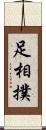 足相撲 Scroll