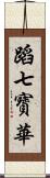 蹈七寳華 Scroll