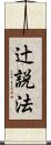 辻説法 Scroll