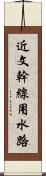 近文幹線用水路 Scroll