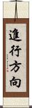 進行方向 Scroll