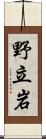 野立岩 Scroll