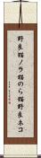 野良猫 Scroll