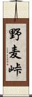 野麦峠 Scroll