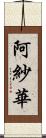 阿紗華 Scroll