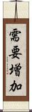 需要増加 Scroll