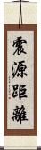震源距離 Scroll