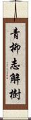 青柳志解樹 Scroll