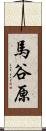 馬谷原 Scroll