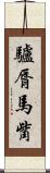 驢脣馬觜 Scroll