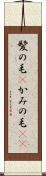 髪の毛(P) Scroll