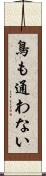鳥も通わない Scroll