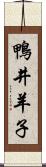 鴨井羊子 Scroll