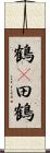 鶴(P);田鶴 Scroll