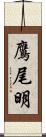 鷹尾明 Scroll