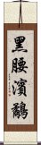 黑腰濱鷸 Scroll