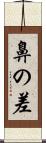 鼻の差 Scroll