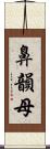 鼻韻母 Scroll