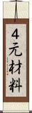 ４元材料 Scroll