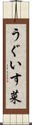 うぐいす菜 Scroll