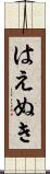 はえぬき Scroll