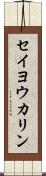 セイヨウカリン Scroll