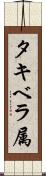 タキベラ属 Scroll