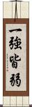 一強皆弱 Scroll