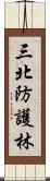 三北防護林 Scroll