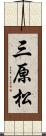 三原松 Scroll