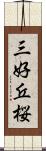 三好丘桜 Scroll