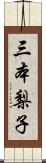 三本梨子 Scroll
