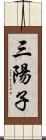 三陽子 Scroll