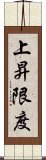 上昇限度 Scroll