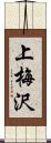 上梅沢 Scroll