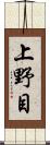 上野目 Scroll