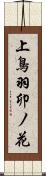 上鳥羽卯ノ花 Scroll