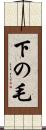 下の毛 Scroll