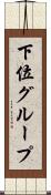 下位グループ Scroll