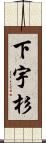 下宇杉 Scroll