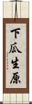 下瓜生原 Scroll
