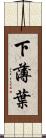 下薄葉 Scroll