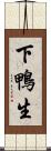 下鴨生 Scroll