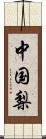 中国梨 Scroll