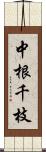 中根千枝 Scroll